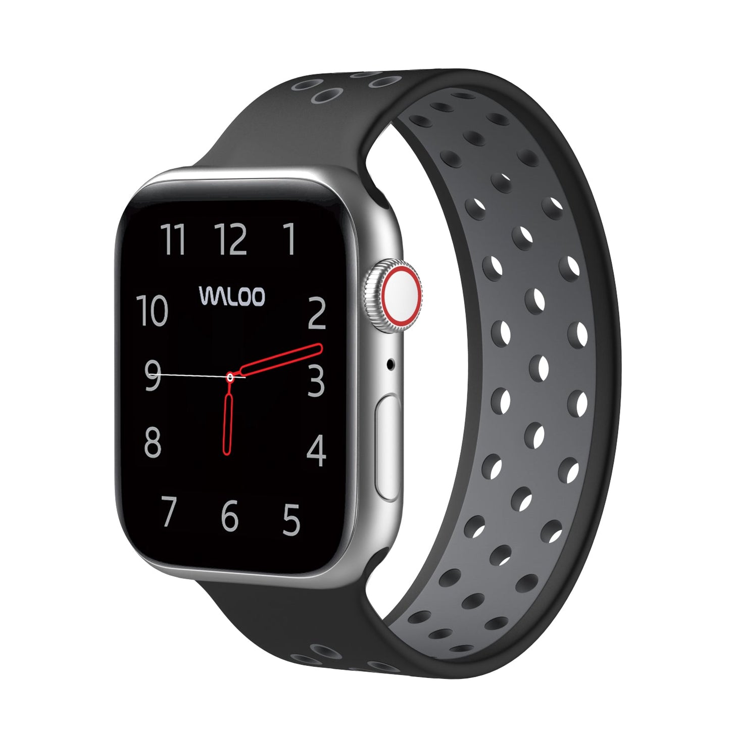 Waloo Breathable Silicone Loop Band For Apple Watch
