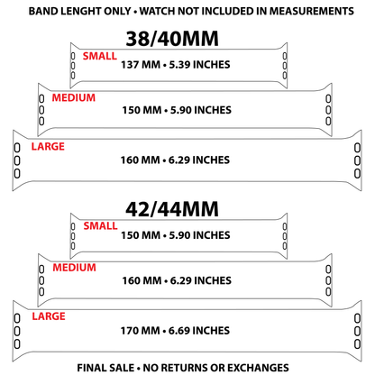 Waloo Breathable Silicone Loop Band For Apple Watch