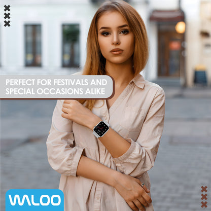 Waloo Classic Leather Band For Apple Watch
