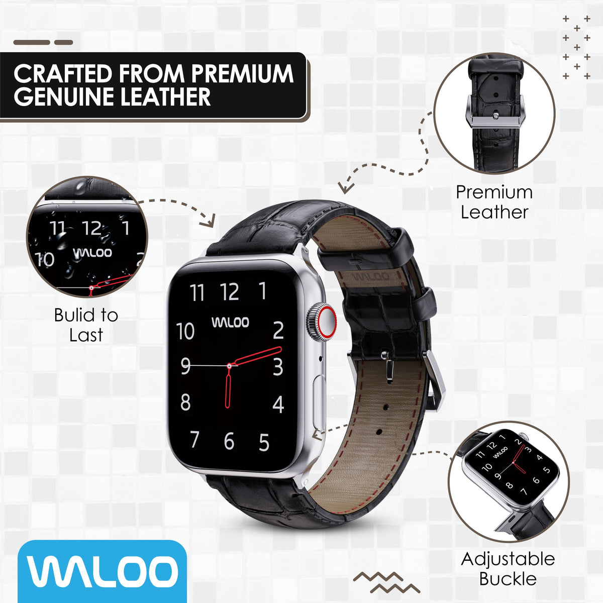 Waloo Crocodile Band For Apple Watch
