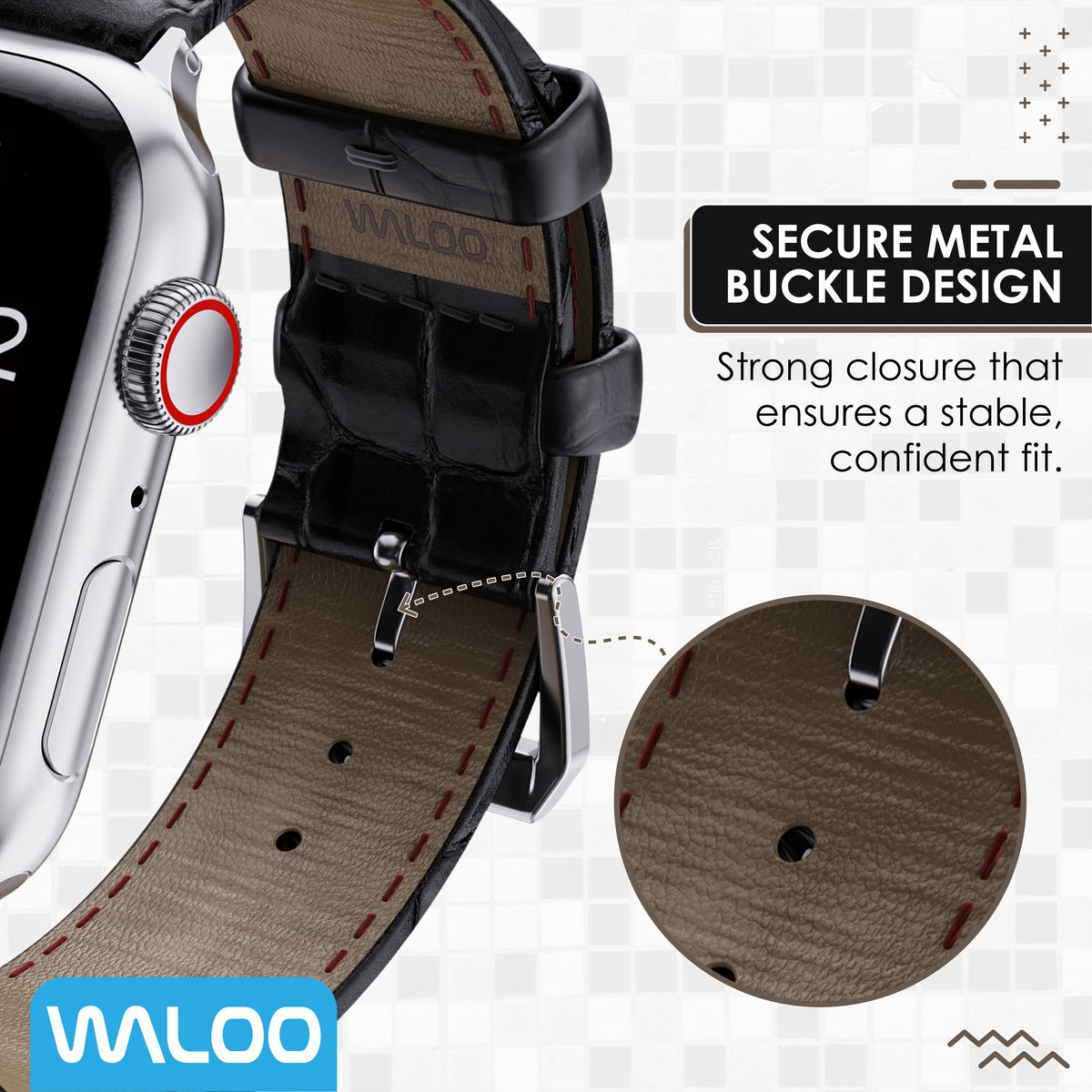 Waloo Crocodile Band For Apple Watch