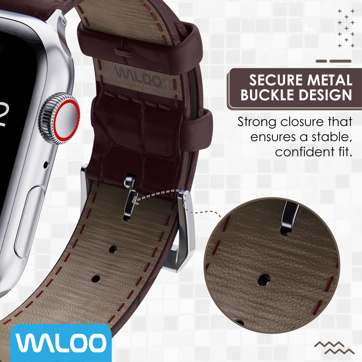 Waloo Crocodile Band For Apple Watch