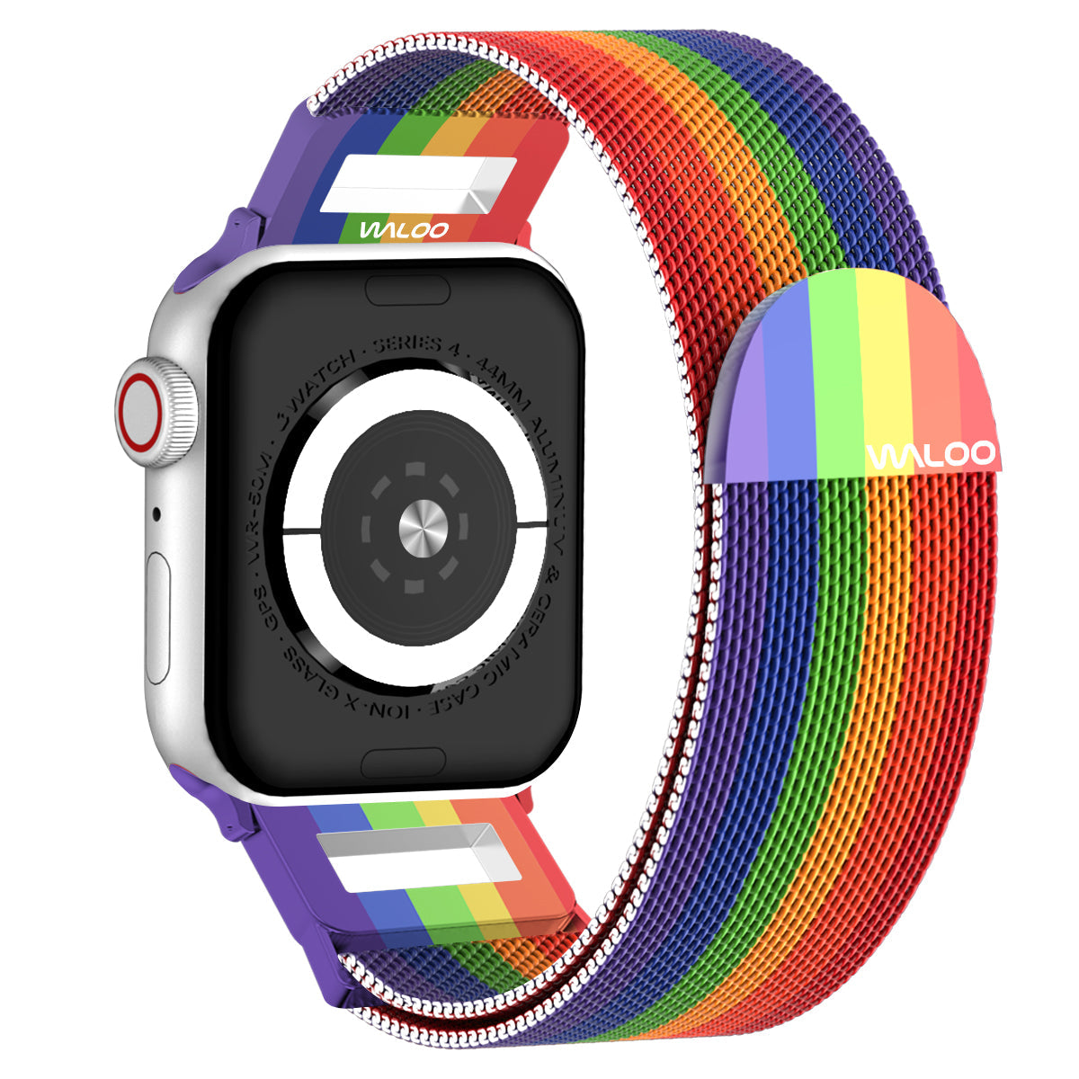 Waloo Diamond Magnetic Mesh Band For Apple Watch