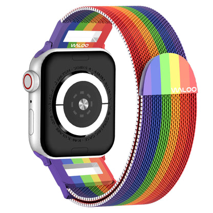 Waloo Diamond Magnetic Mesh Band For Apple Watch