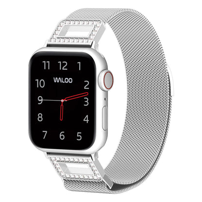 Waloo Diamond Magnetic Mesh Band For Apple Watch