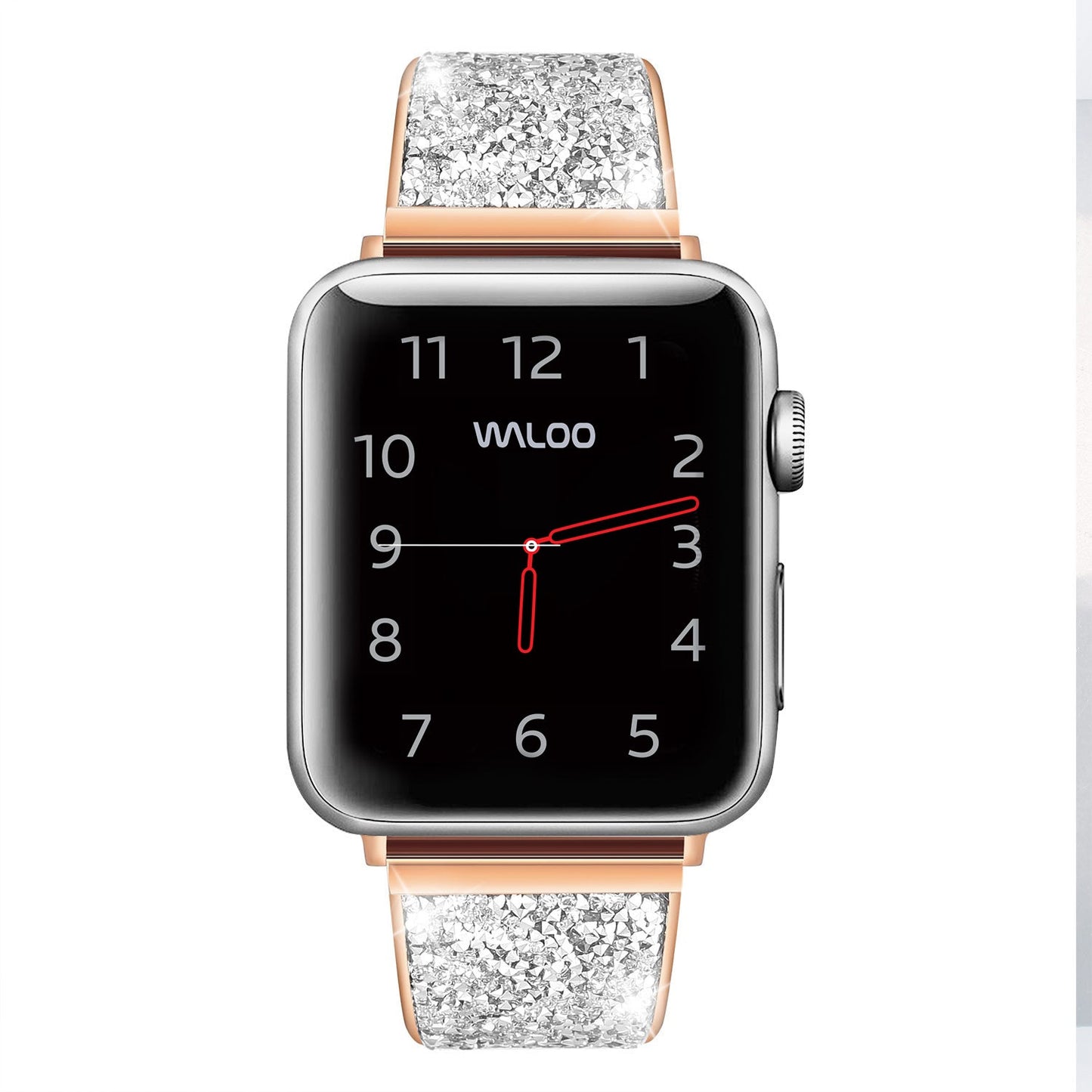 Waloo Diamond Studded Bracelet Band For Apple Watch
