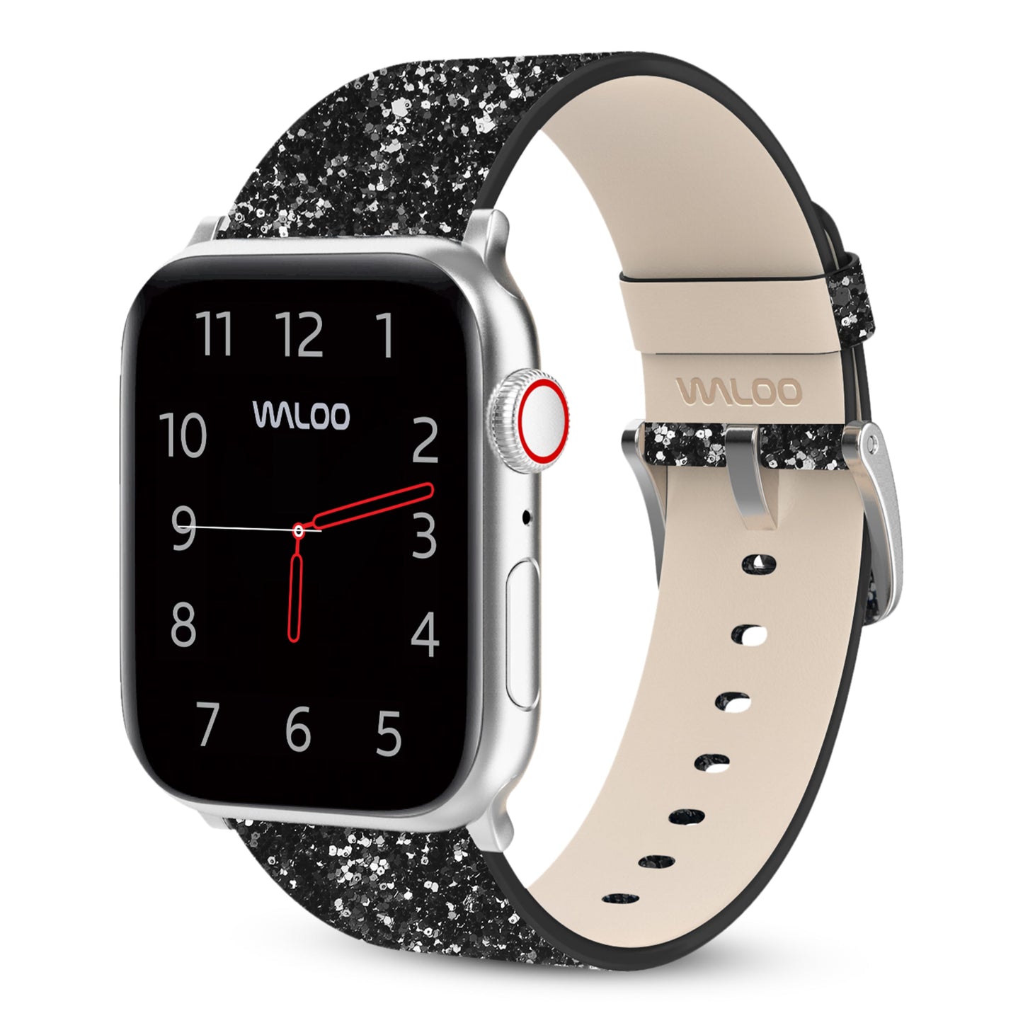 Waloo Leather Bling Band For Apple Watch