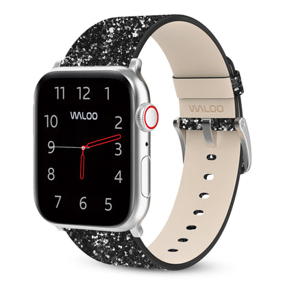 Waloo Leather Bling Band For Apple Watch