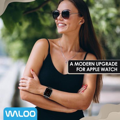 Waloo Leather Bling Band For Apple Watch