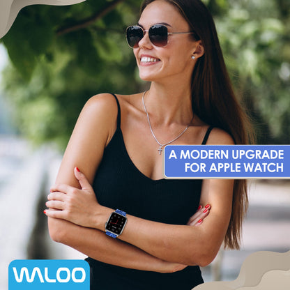 Waloo Leather Bling Band For Apple Watch