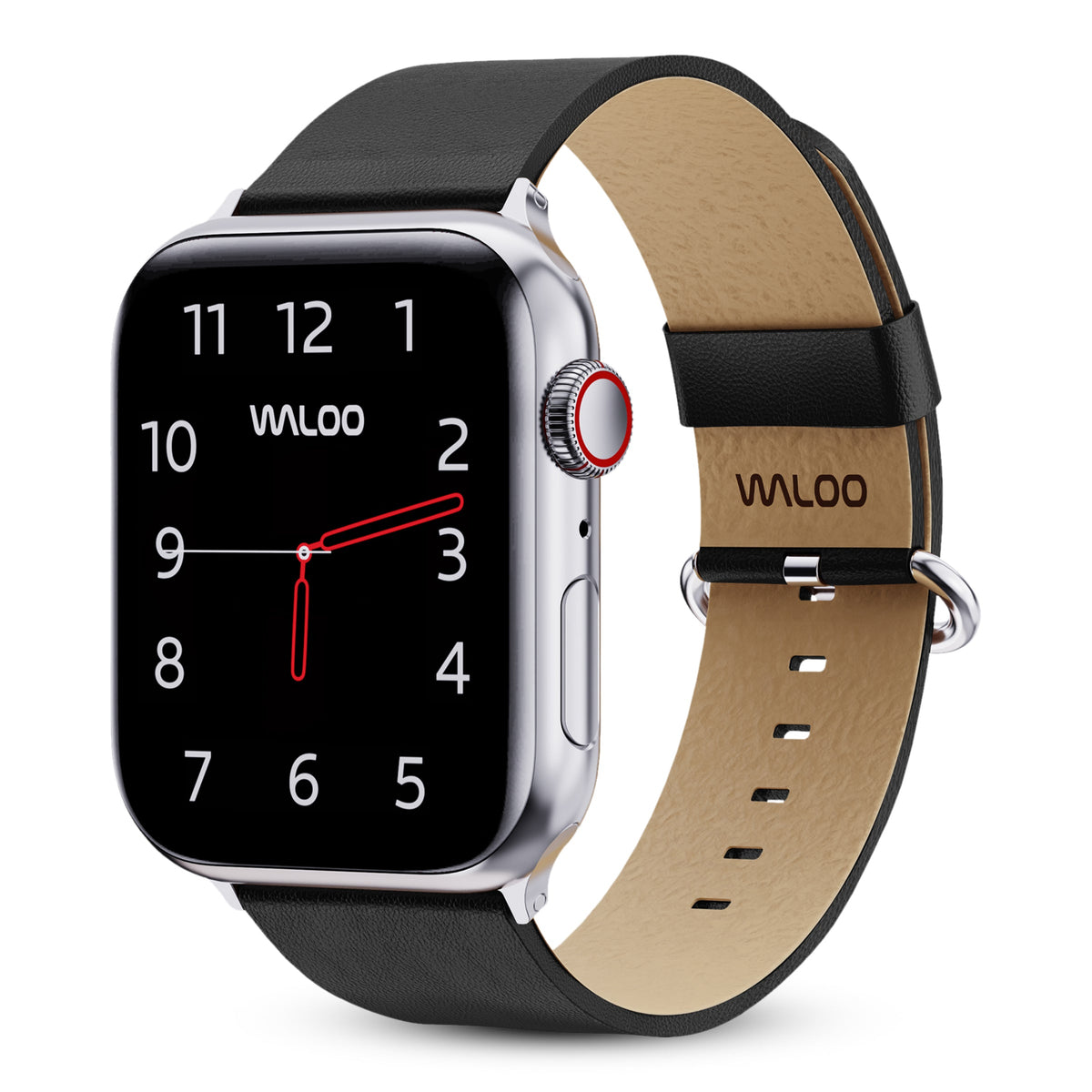 Waloo Leather Grain Band For Apple Watch
