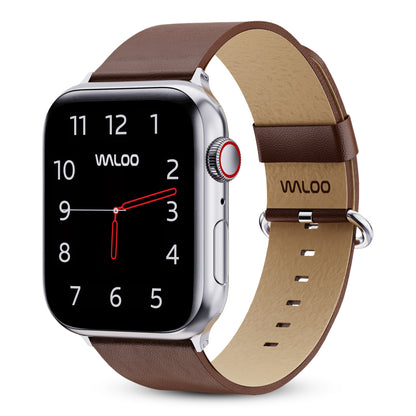 Waloo Leather Grain Band For Apple Watch