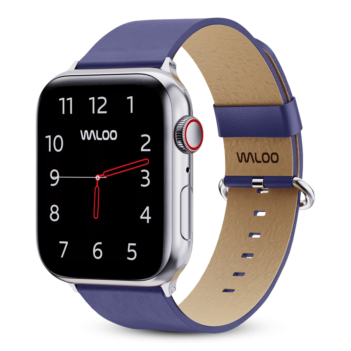 Waloo Leather Grain Band For Apple Watch