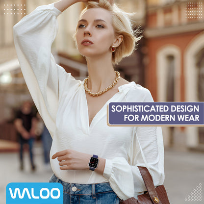 Waloo Leather Grain Band For Apple Watch