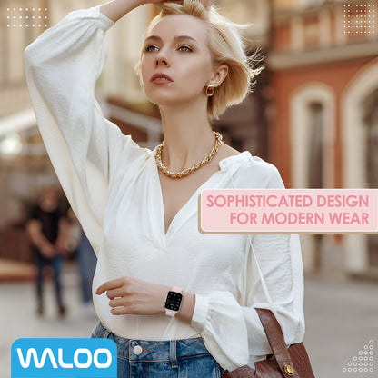 Waloo Leather Grain Band For Apple Watch