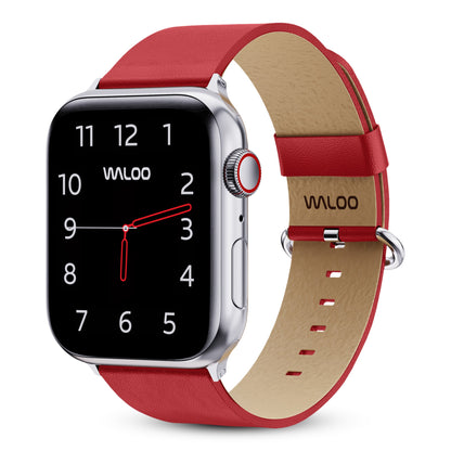 Waloo Leather Grain Band For Apple Watch
