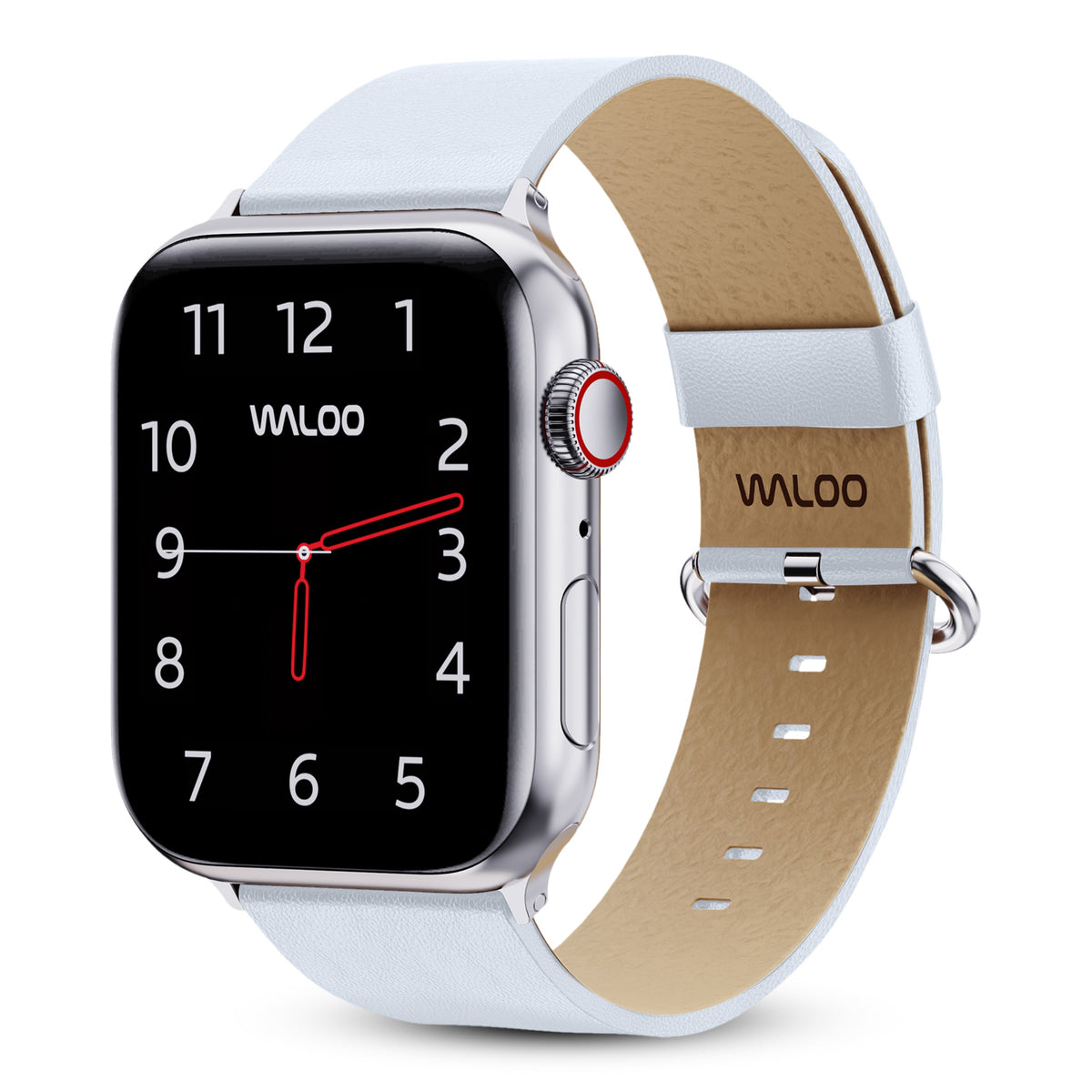 Waloo Leather Grain Band For Apple Watch