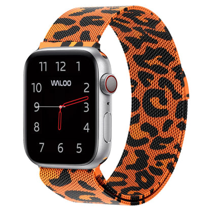 Waloo Animal Printed Magnetic Mesh Band For Apple Watch