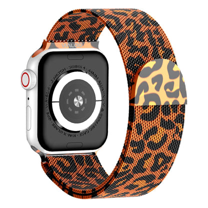 Waloo Animal Printed Magnetic Mesh Band For Apple Watch