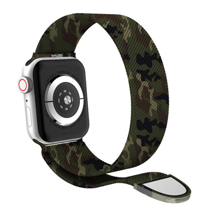 Waloo Camo Printed Magnetic Mesh Band For Apple Watch
