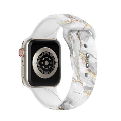 Waloo Marble Silicone Sport Band For Apple Watch