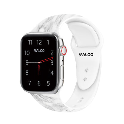Waloo Marble Silicone Sport Band For Apple Watch