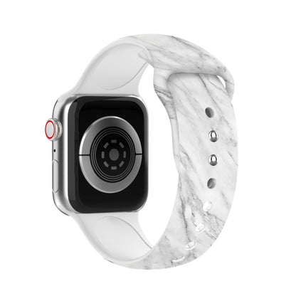 Waloo Marble Silicone Sport Band For Apple Watch