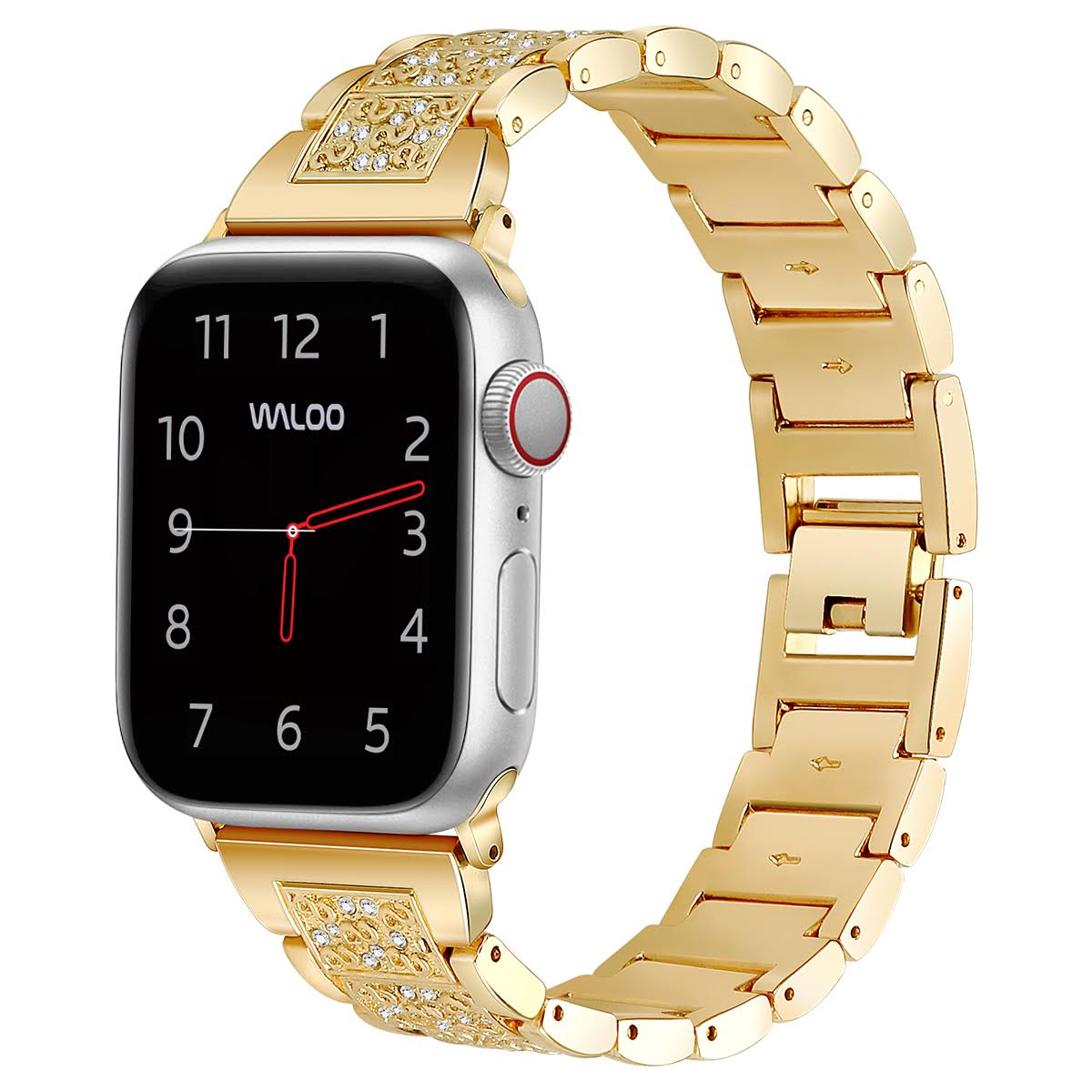 Waloo Rhinestone Pattern Band For Apple Watch