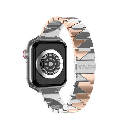Waloo Two Tone Metal Band For Apple Watch