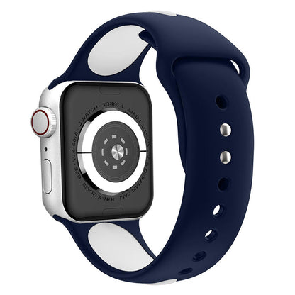 Waloo Two Tone Silicone Sport Band For Apple Watch
