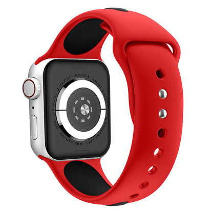 Waloo Two Tone Silicone Sport Band For Apple Watch