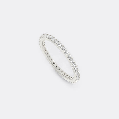 Mint & Lily April Birthstone Eternity Stacking Ring
