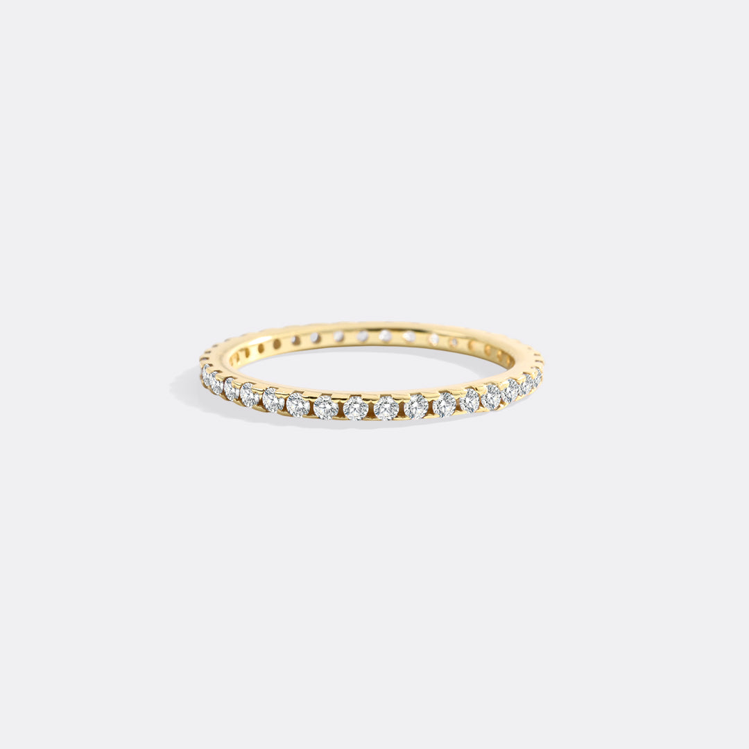 Mint & Lily April Birthstone Eternity Stacking Ring