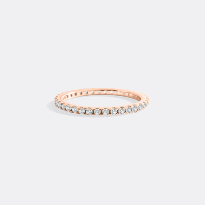 Mint & Lily April Birthstone Eternity Stacking Ring
