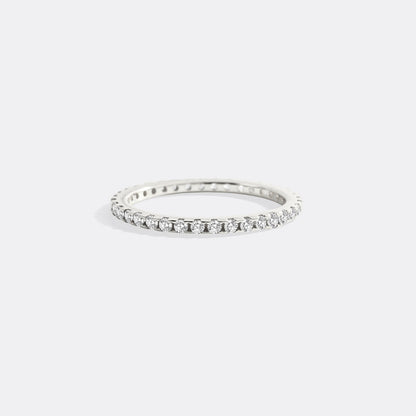 Mint & Lily April Birthstone Eternity Stacking Ring