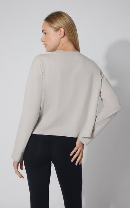 2 PK Cotton Deluxe Boxy Long Sleeve Top