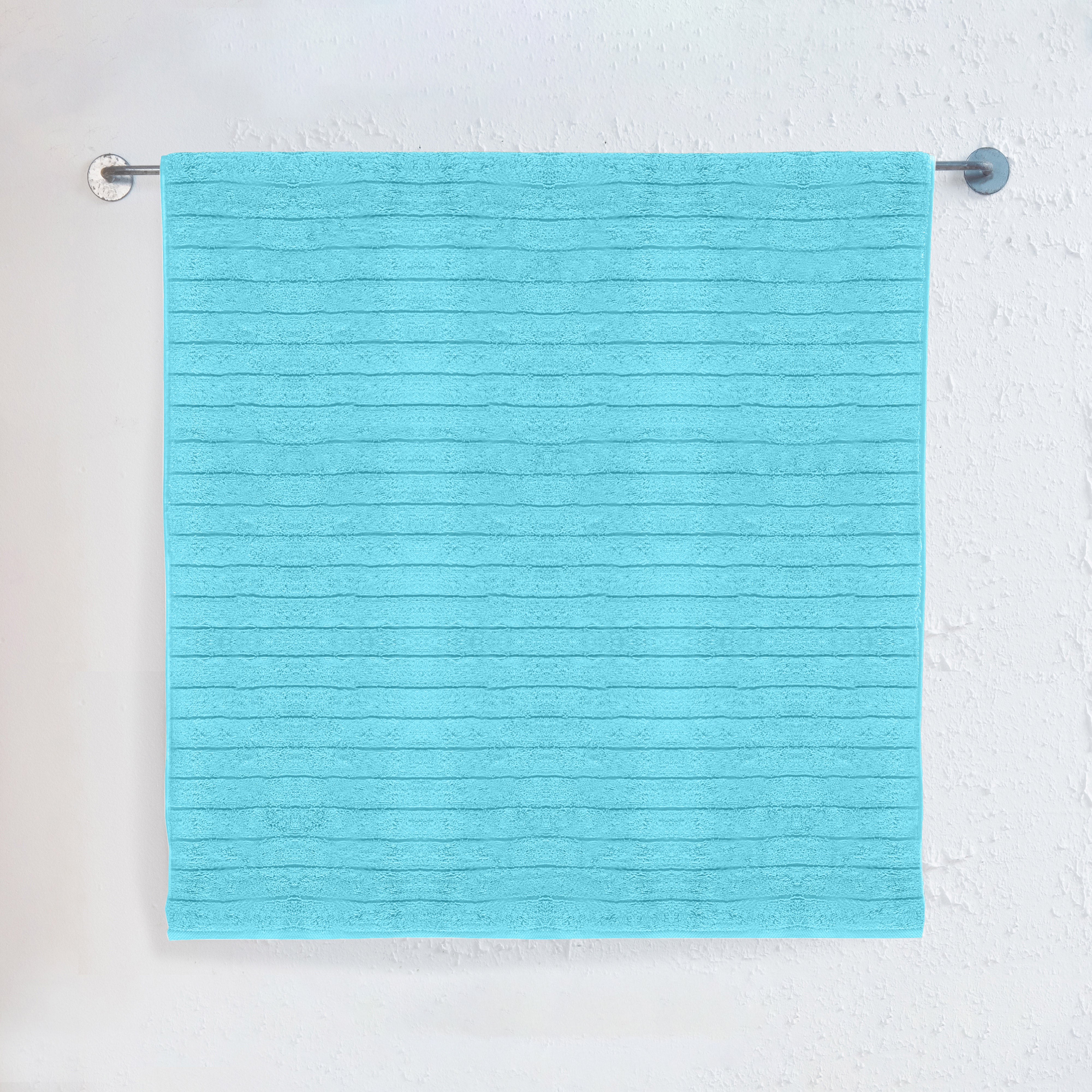 Elegant Comfort Turkish Cotton Corduroy Stripe Towel