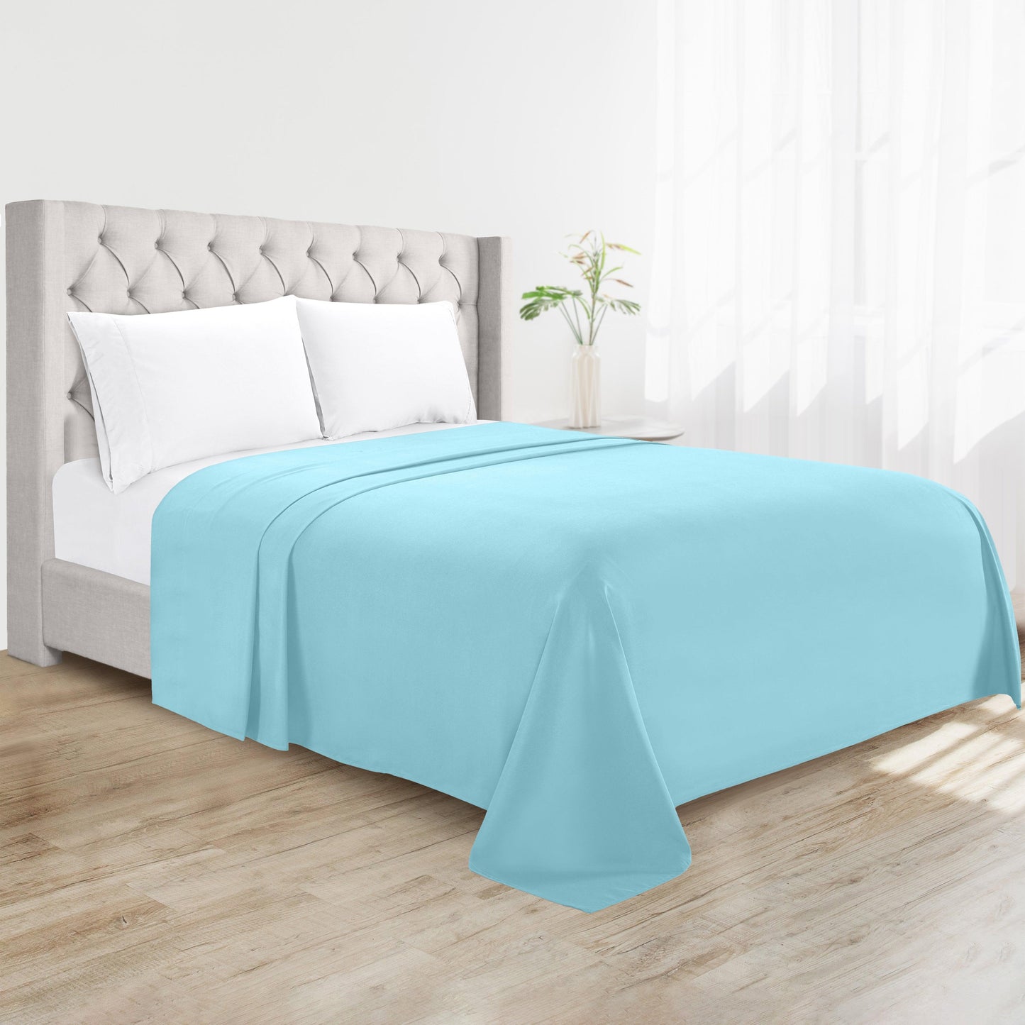 Elegant Comfort Essential Single Flat Sheet - Premium Hotel Quality