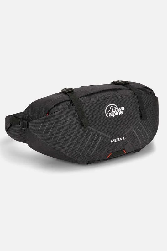 Lowe Alpine Mesa 6 Belt Pack — Black Ripstop Nylon Hip Pack