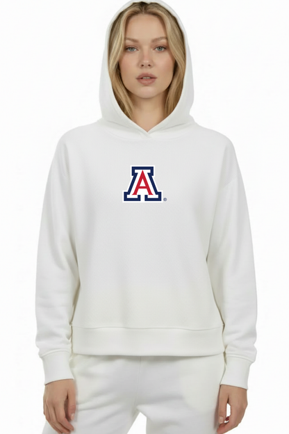 Relaxed Fit Waffle Hoodie Arizona