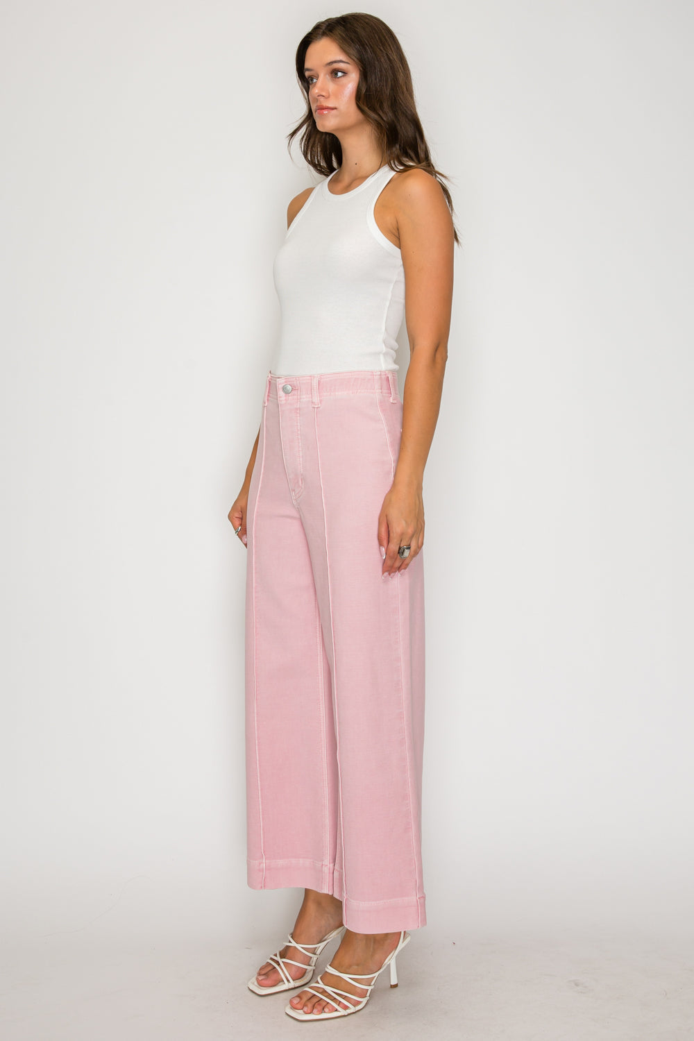 Tummy Control Ultra High Rise Crop Wide