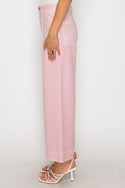 Tummy Control Ultra High Rise Crop Wide