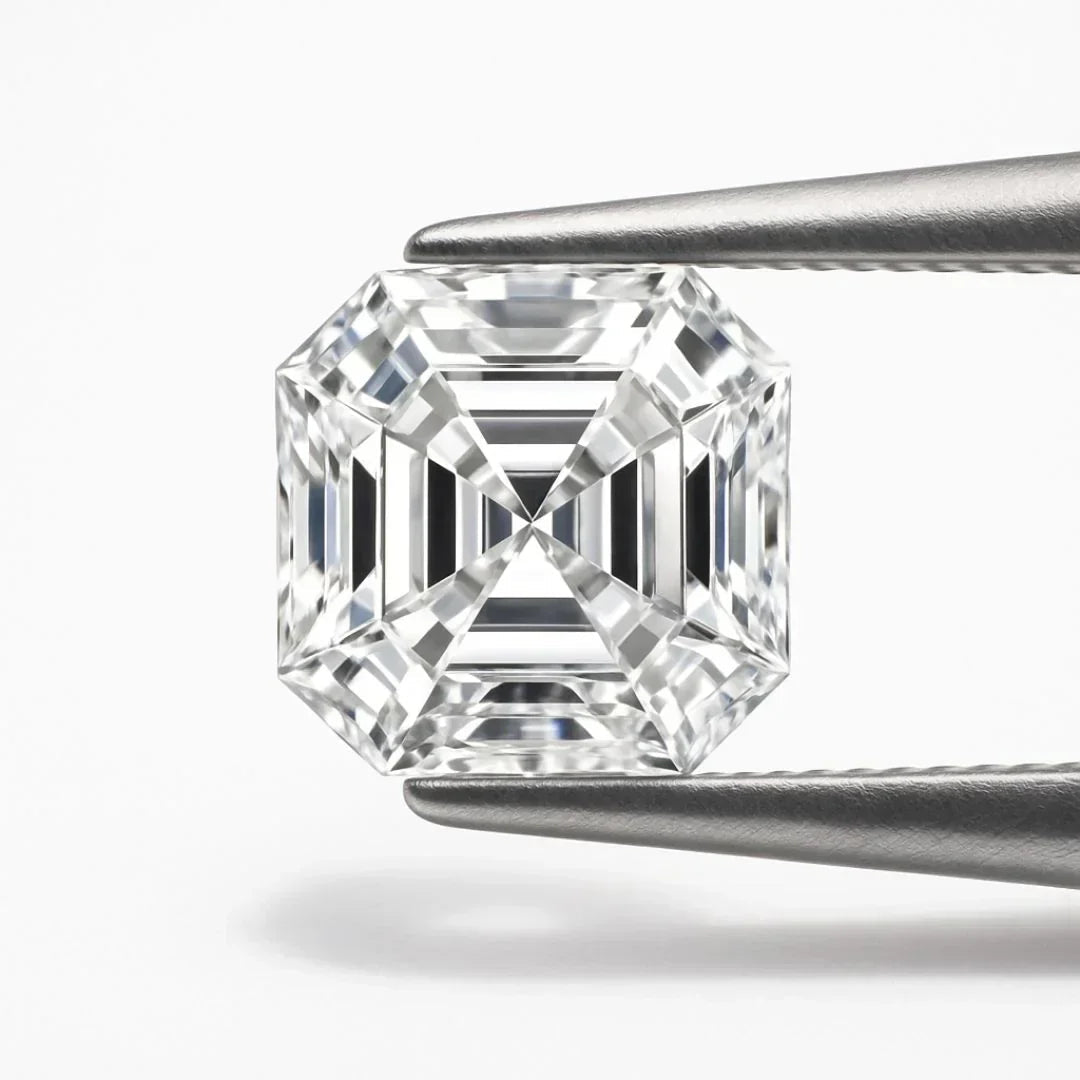 Asscher Cut Loose Lab Grown Diamond Stone VS1 IGI Certified