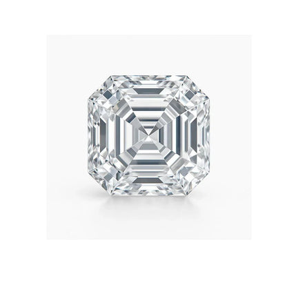 Asscher Cut Loose Lab Grown Diamond Stone VVS2 IGI Certified
