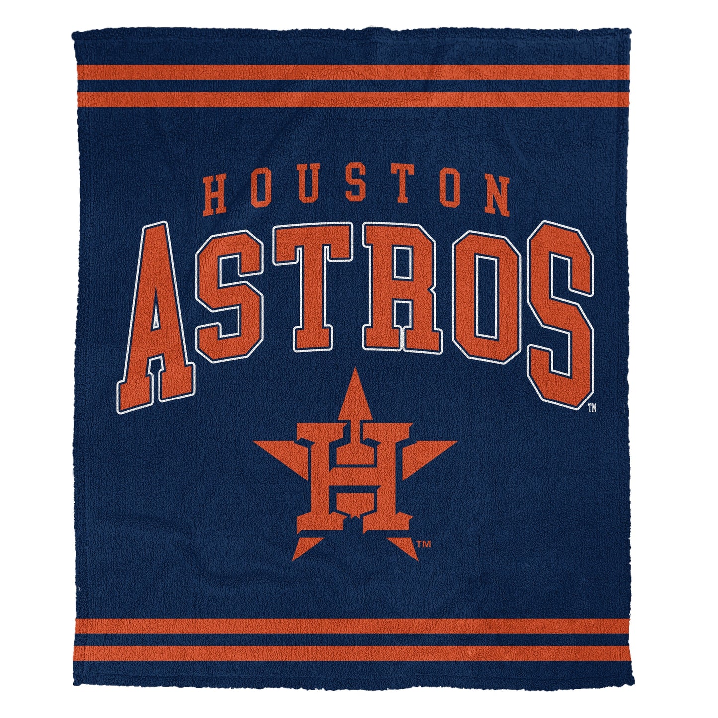 Houston Astros MLB Vintage Arch Cozy Knit Blanket - 510 Gsm - Hanger Pkg