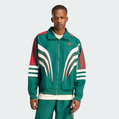 [jc9948] Mens adidas Green Atlanta Track Top