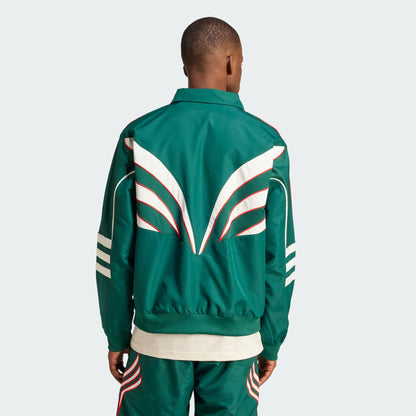 [jc9948] Mens adidas Green Atlanta Track Top