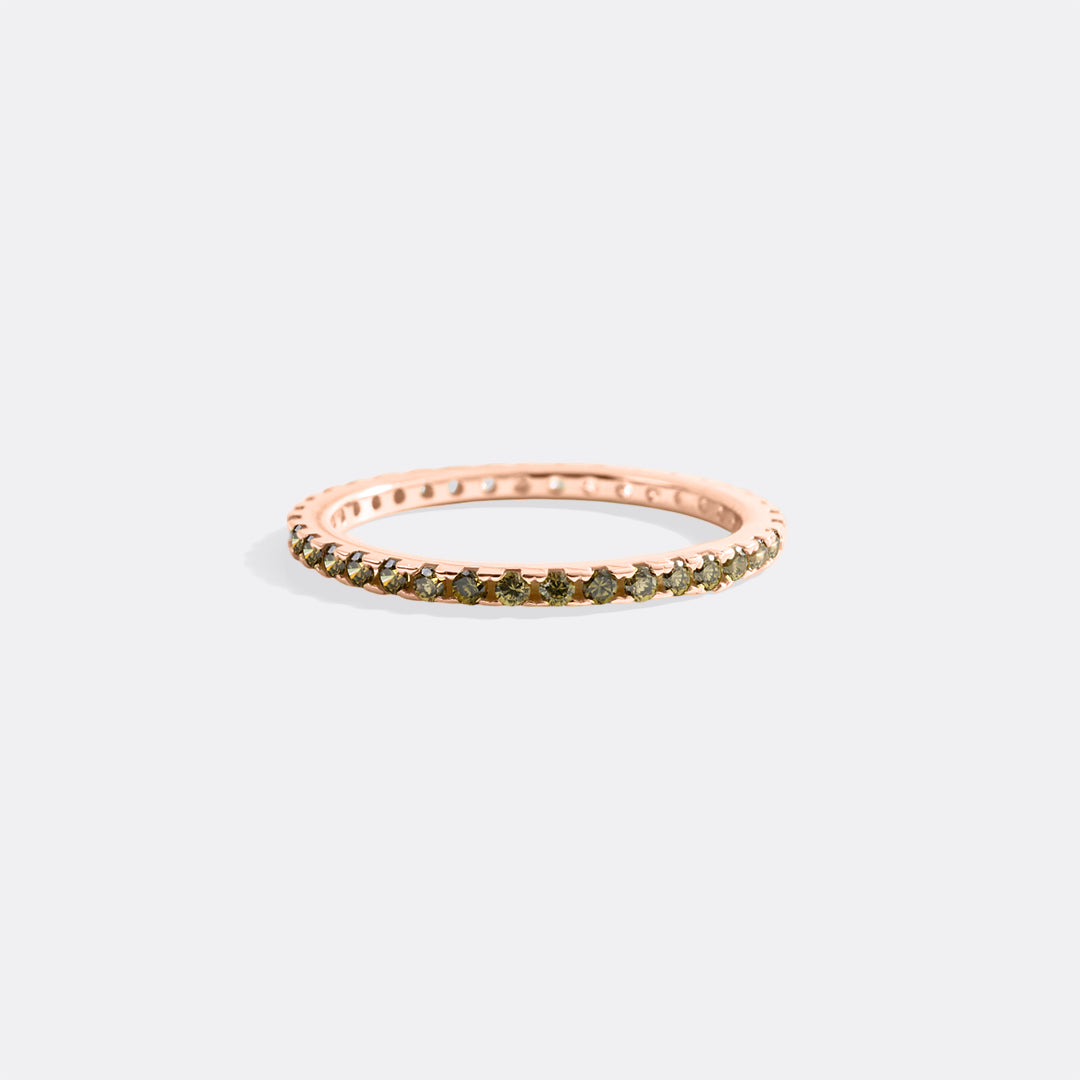 Mint & Lily August Birthstone Eternity Stacking Ring