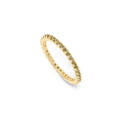 Mint & Lily August Birthstone Eternity Stacking Ring