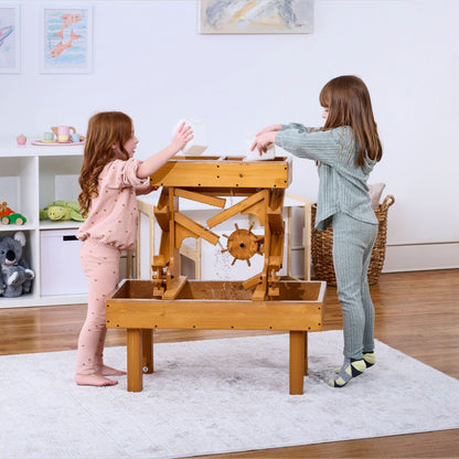 Outdoor Wooden Water Table for Toddlers | Kids’ Sensory Play Station
